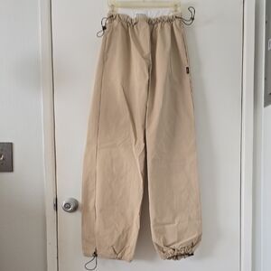 Tan Drawstring Pants